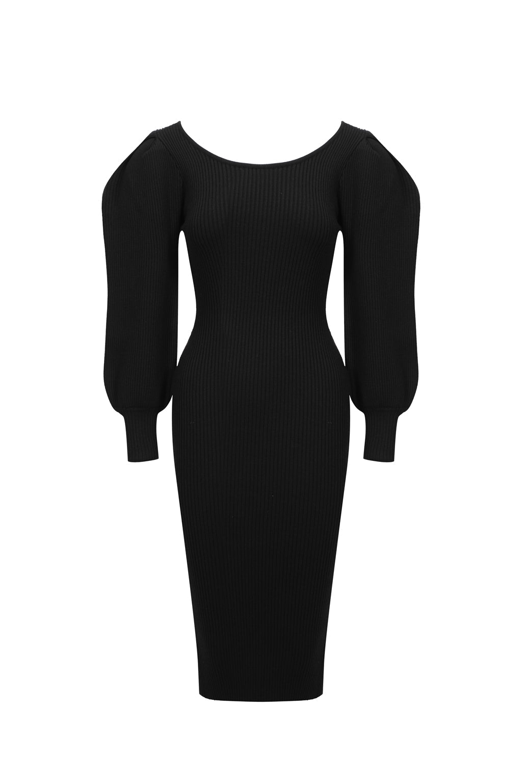 Almost perfect knit dress - black