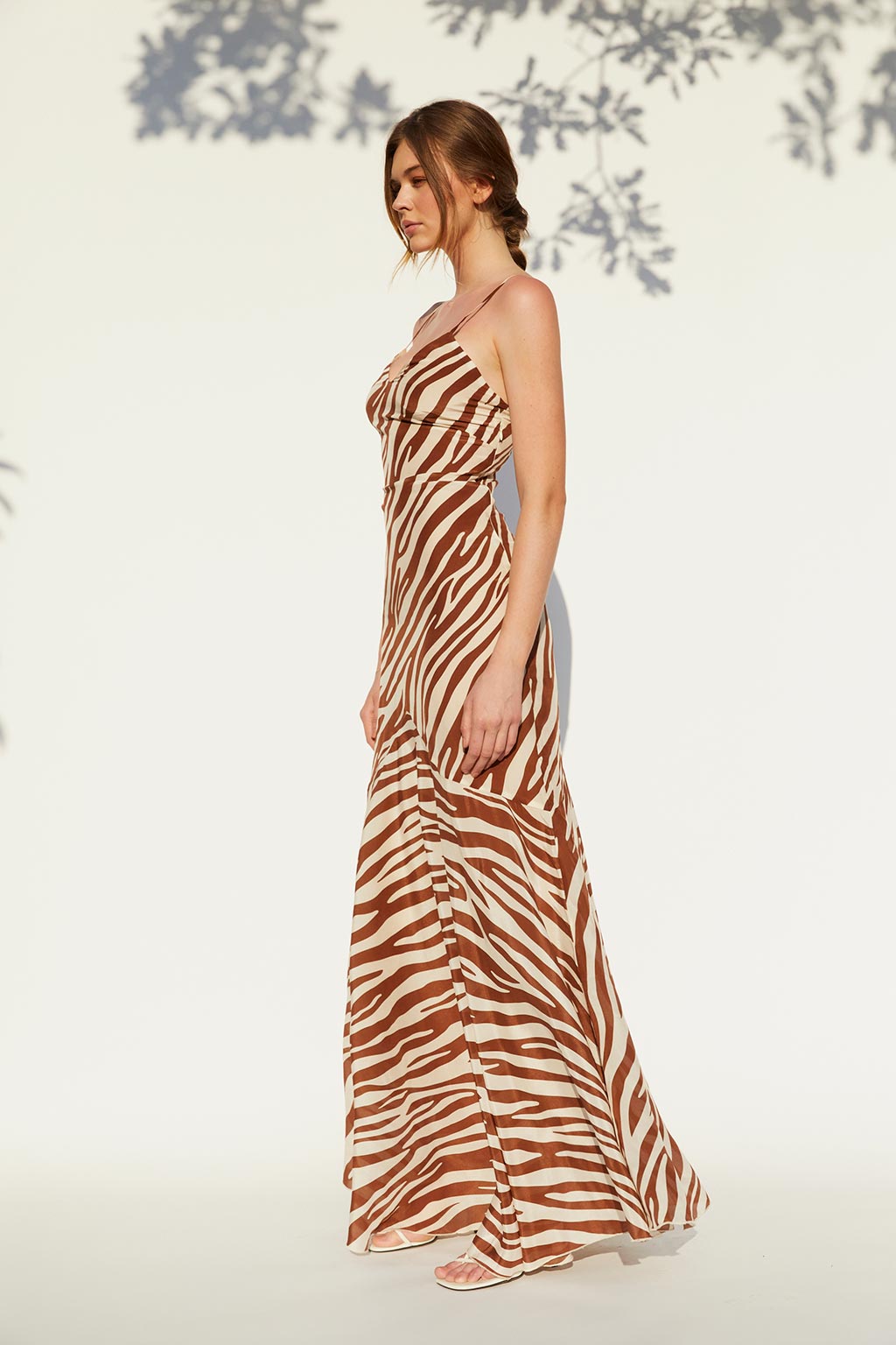 Zebra Silk Dress