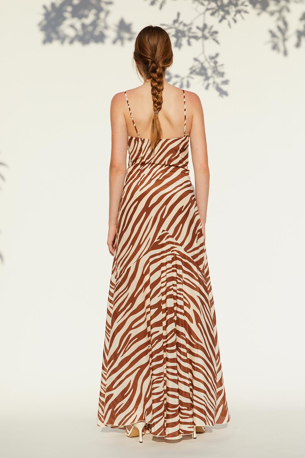 Zebra Silk Dress