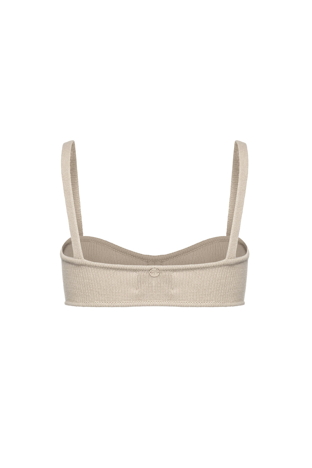 Pure Cashmere Bralette in Sand