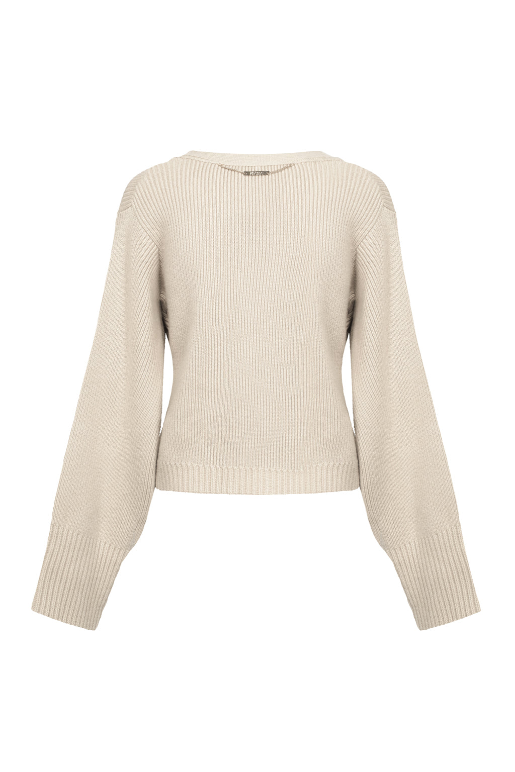 Pure Cashmere Oversize Cardigan in Sand