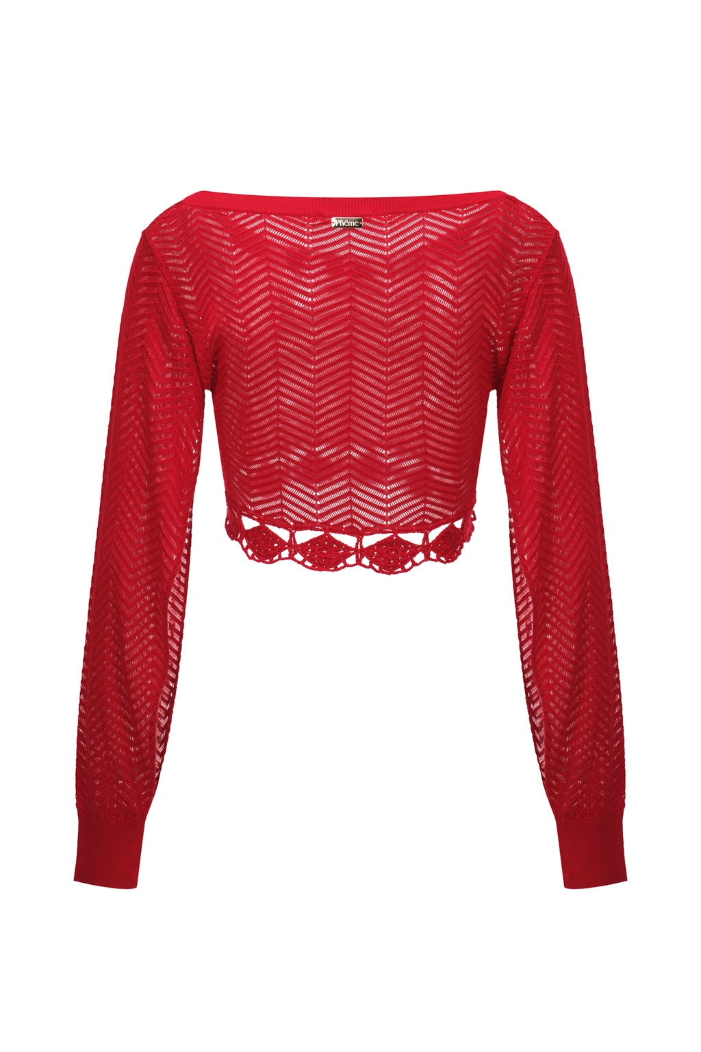 Haut en Maille au Crochet - Rouge